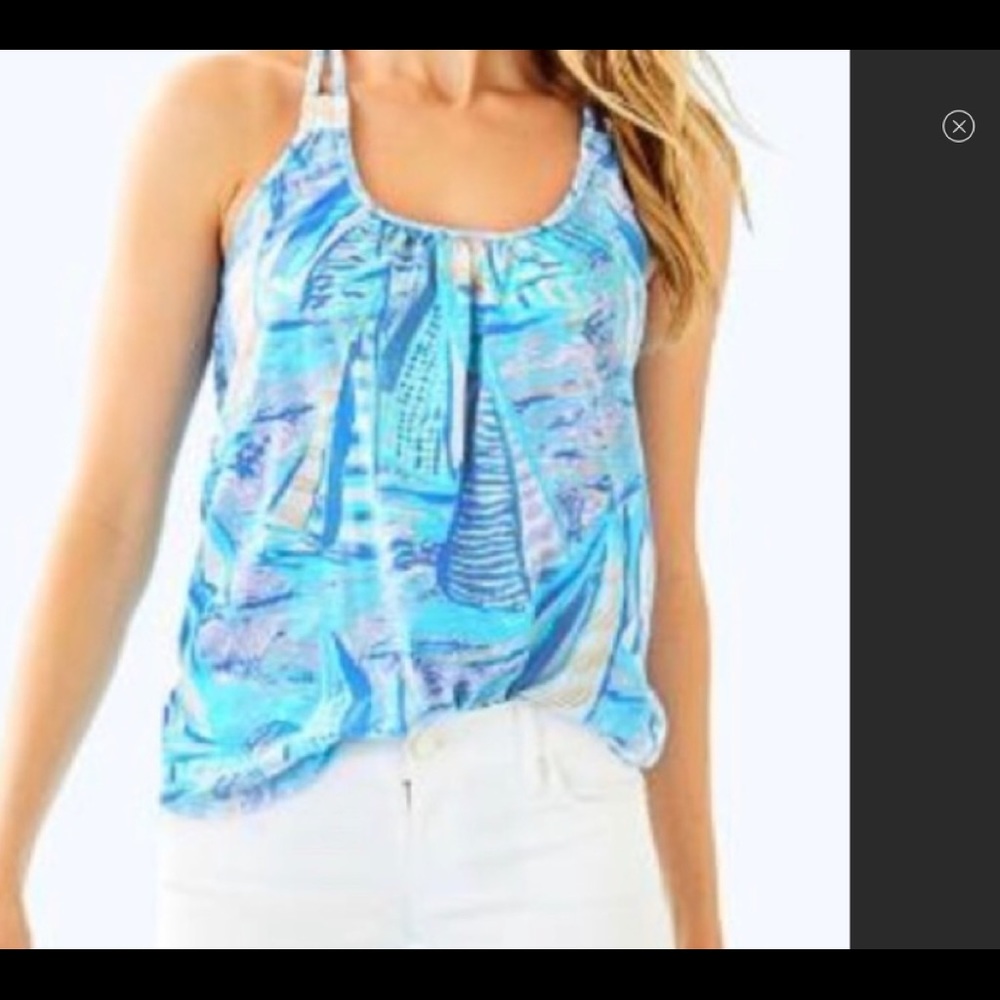Lilly Pulitzer Aleida Tank Top Size Small